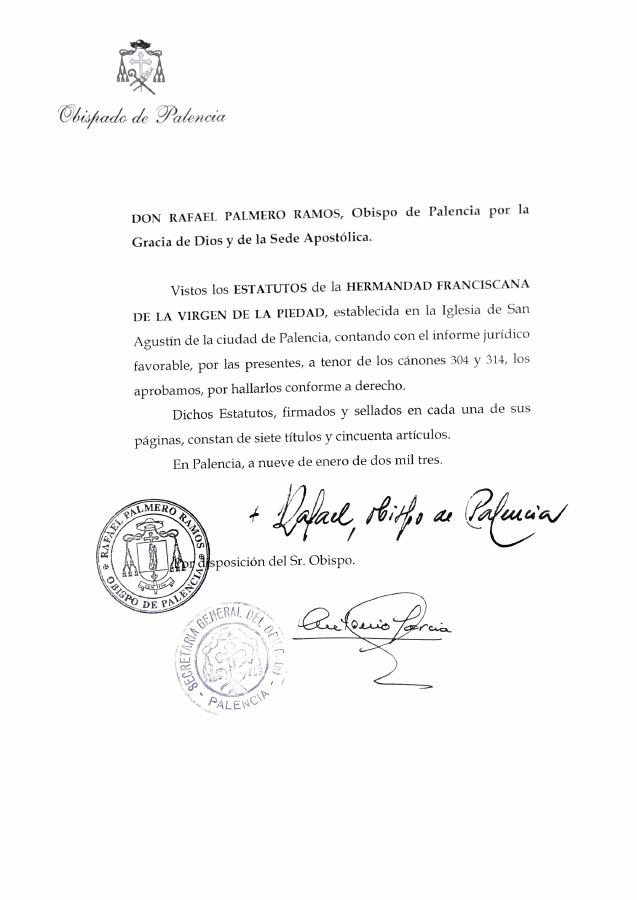 Portada de Decreto 2 Aprobacion Estatutos