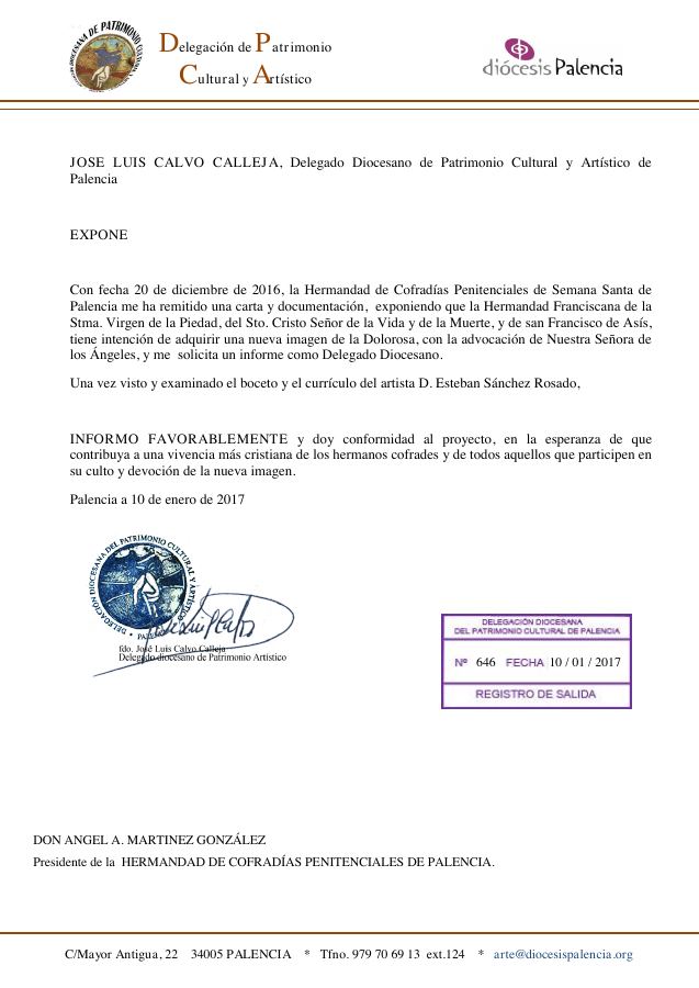Portada de Informe Favorable Angeles