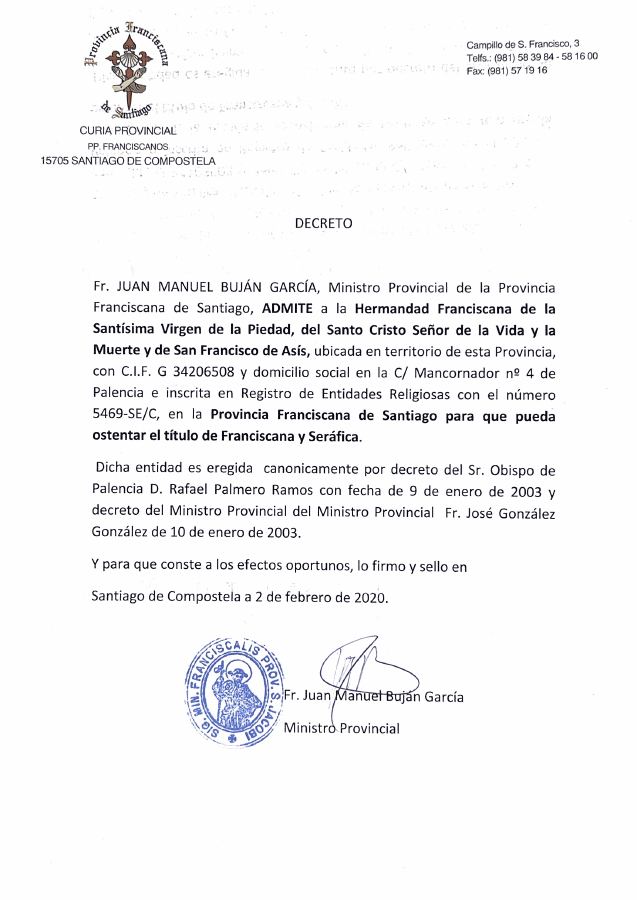 Portada de Decreto Concesion Titulos