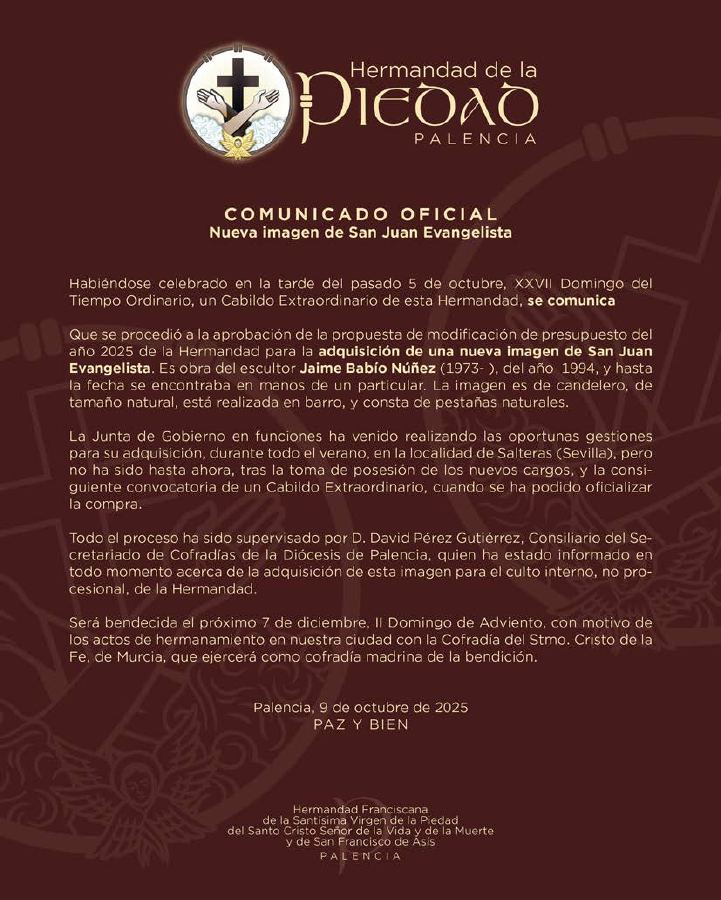 Portada de Nueva Imagen San Juan Evangelista