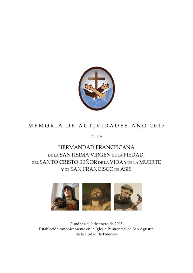 Portada de Memoria De Actividades 2017