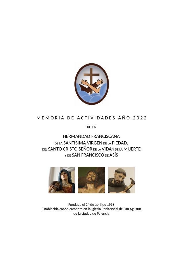 Portada de Memoria De Actividades 2022